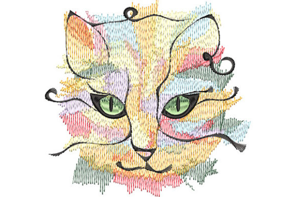 Abstract Cat Portrait: A Designer's Review