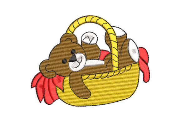 Bear in Basket Embroidery Review