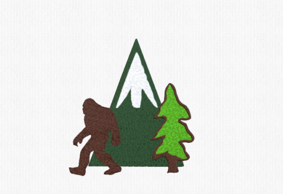 Bigfoot in the Mountains Embroidery Review