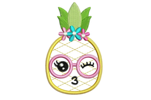 Cute Pineapple Embroidery Review