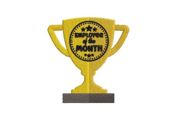 Employee of the Month Trophy Embroidery Review