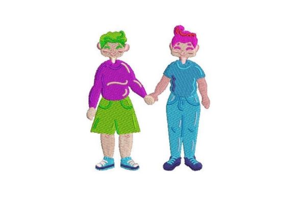 Gender Neutral Couple Embroidery Review