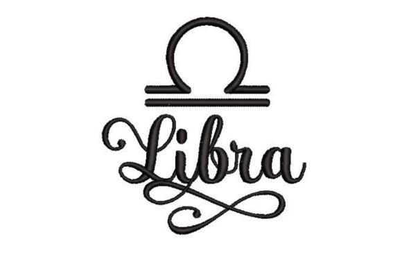 Libra Embroidery Design Review for Etsy