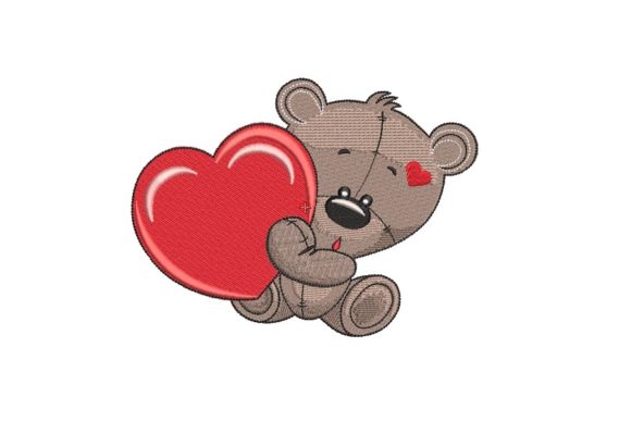 Teddy Bear with Heart Embroidery Review